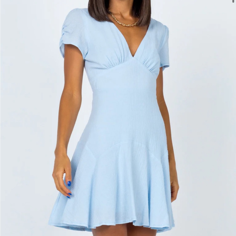 Princess Polly ( the sting mini dress in baby blue)